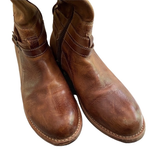 BED STU Brown Leather Bristol Equestrian Knee High Riding Boots size 8.5 - Picture 5 of 7